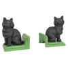 Design Toscano Kitten Kibitzing Cat Cast Iron Sculptural Bookend Pair SP1457